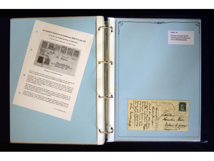 1920/1944, umfangreiche Sammlung "Marine-Schiffspost" mit über 100 Briefen und Karten mit entsprechenden Schiffspost-Stempeln