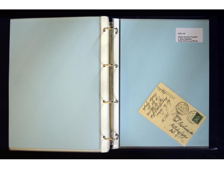 1920/1944, umfangreiche Sammlung "Marine-Schiffspost" mit über 100 Briefen und Karten mit entsprechenden Schiffspost-Stempeln