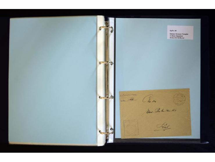 1920/1944, umfangreiche Sammlung "Marine-Schiffspost" mit über 100 Briefen und Karten mit entsprechenden Schiffspost-Stempeln