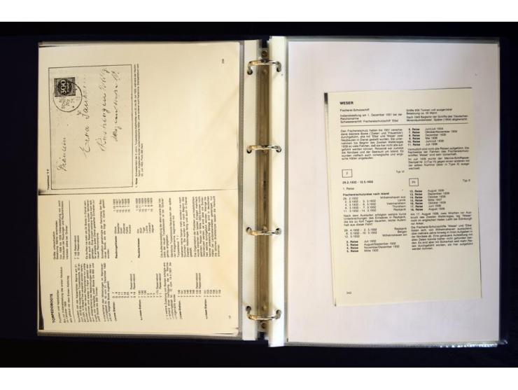 1920/1944, umfangreiche Sammlung "Marine-Schiffspost" mit über 100 Briefen und Karten mit entsprechenden Schiffspost-Stempeln