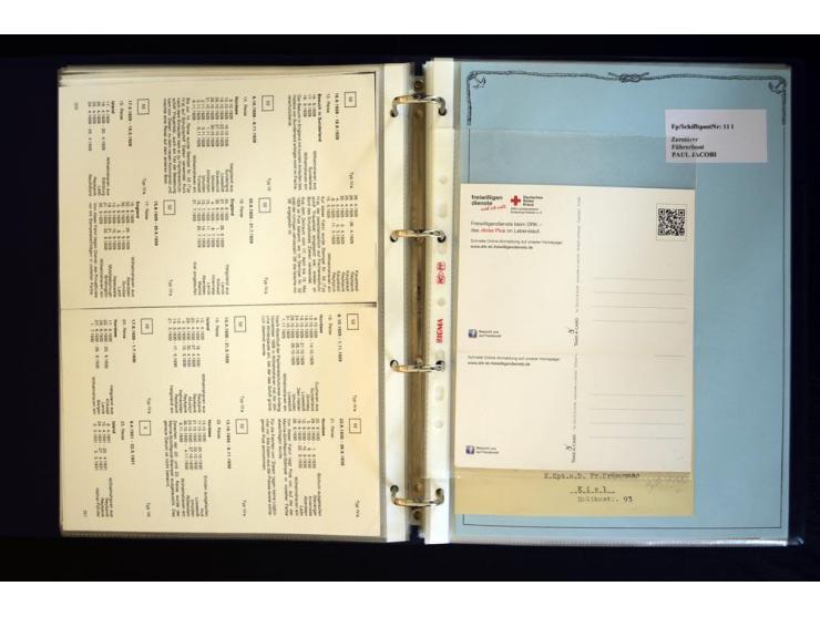 1920/1944, umfangreiche Sammlung "Marine-Schiffspost" mit über 100 Briefen und Karten mit entsprechenden Schiffspost-Stempeln