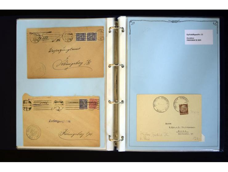 1920/1944, umfangreiche Sammlung "Marine-Schiffspost" mit über 100 Briefen und Karten mit entsprechenden Schiffspost-Stempeln