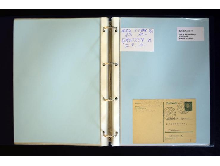 1920/1944, umfangreiche Sammlung "Marine-Schiffspost" mit über 100 Briefen und Karten mit entsprechenden Schiffspost-Stempeln