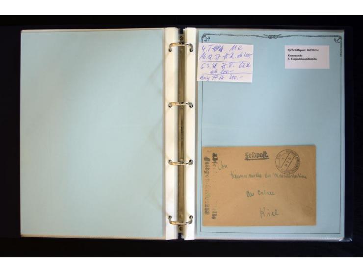 1920/1944, umfangreiche Sammlung "Marine-Schiffspost" mit über 100 Briefen und Karten mit entsprechenden Schiffspost-Stempeln