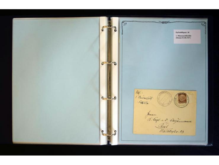 1920/1944, umfangreiche Sammlung "Marine-Schiffspost" mit über 100 Briefen und Karten mit entsprechenden Schiffspost-Stempeln