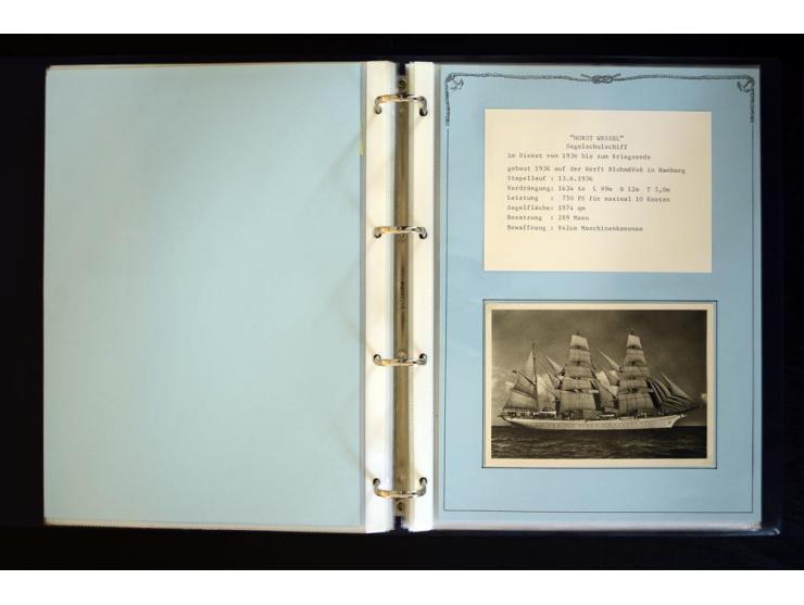 1920/1944, umfangreiche Sammlung "Marine-Schiffspost" mit über 100 Briefen und Karten mit entsprechenden Schiffspost-Stempeln
