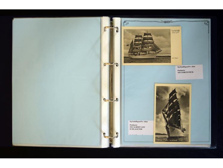 1920/1944, umfangreiche Sammlung "Marine-Schiffspost" mit über 100 Briefen und Karten mit entsprechenden Schiffspost-Stempeln
