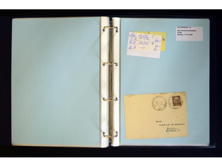 1920/1944, umfangreiche Sammlung "Marine-Schiffspost" mit über 100 Briefen und Karten mit entsprechenden Schiffspost-Stempeln
