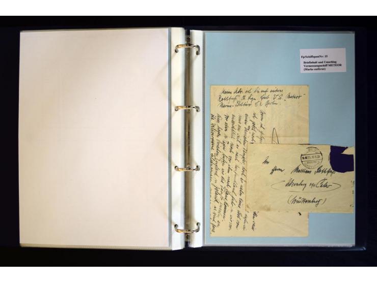 1920/1944, umfangreiche Sammlung "Marine-Schiffspost" mit über 100 Briefen und Karten mit entsprechenden Schiffspost-Stempeln