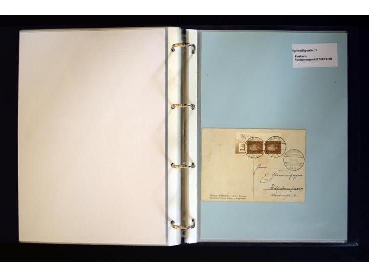 1920/1944, umfangreiche Sammlung "Marine-Schiffspost" mit über 100 Briefen und Karten mit entsprechenden Schiffspost-Stempeln