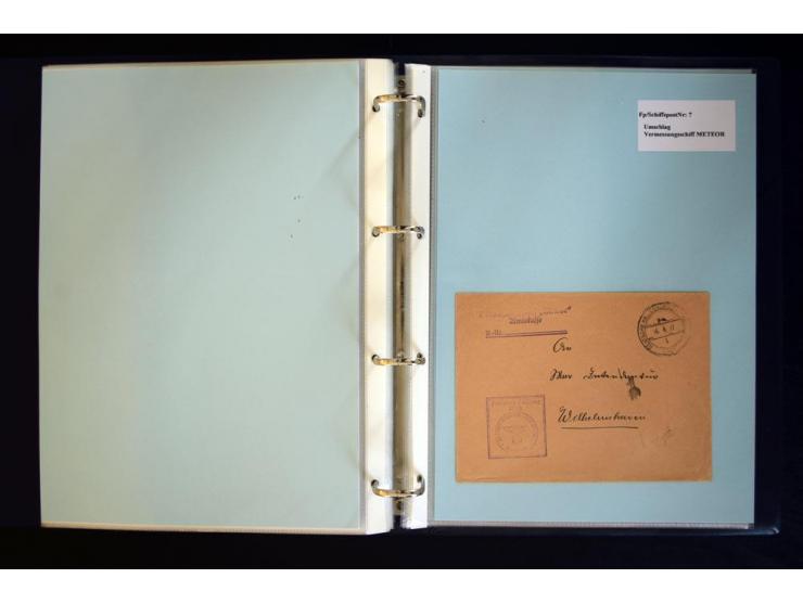 1920/1944, umfangreiche Sammlung "Marine-Schiffspost" mit über 100 Briefen und Karten mit entsprechenden Schiffspost-Stempeln