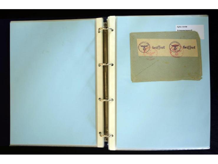 1920/1944, umfangreiche Sammlung "Marine-Schiffspost" mit über 100 Briefen und Karten mit entsprechenden Schiffspost-Stempeln