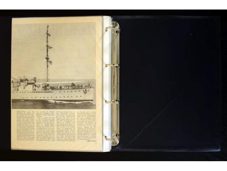 1920/1944, umfangreiche Sammlung "Marine-Schiffspost" mit über 100 Briefen und Karten mit entsprechenden Schiffspost-Stempeln
