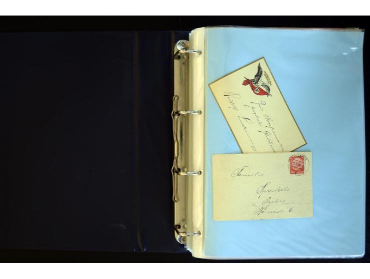 1920/1944, umfangreiche Sammlung "Marine-Schiffspost" mit über 100 Briefen und Karten mit entsprechenden Schiffspost-Stempeln