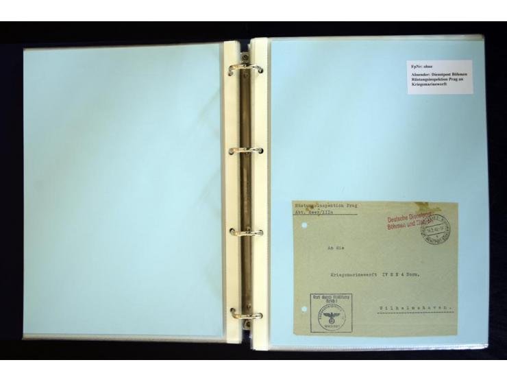 1920/1944, umfangreiche Sammlung "Marine-Schiffspost" mit über 100 Briefen und Karten mit entsprechenden Schiffspost-Stempeln