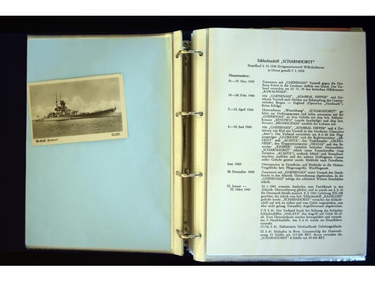 1920/1944, umfangreiche Sammlung "Marine-Schiffspost" mit über 100 Briefen und Karten mit entsprechenden Schiffspost-Stempeln