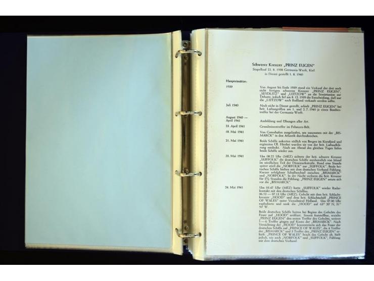 1920/1944, umfangreiche Sammlung "Marine-Schiffspost" mit über 100 Briefen und Karten mit entsprechenden Schiffspost-Stempeln