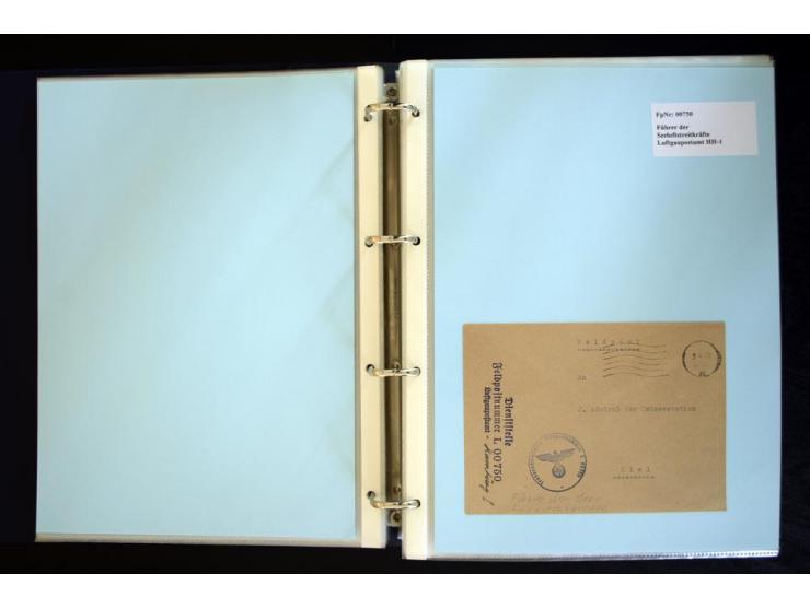 1920/1944, umfangreiche Sammlung "Marine-Schiffspost" mit über 100 Briefen und Karten mit entsprechenden Schiffspost-Stempeln