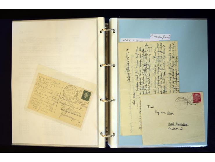 1920/1944, umfangreiche Sammlung "Marine-Schiffspost" mit über 100 Briefen und Karten mit entsprechenden Schiffspost-Stempeln