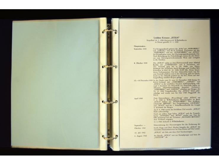 1920/1944, umfangreiche Sammlung "Marine-Schiffspost" mit über 100 Briefen und Karten mit entsprechenden Schiffspost-Stempeln