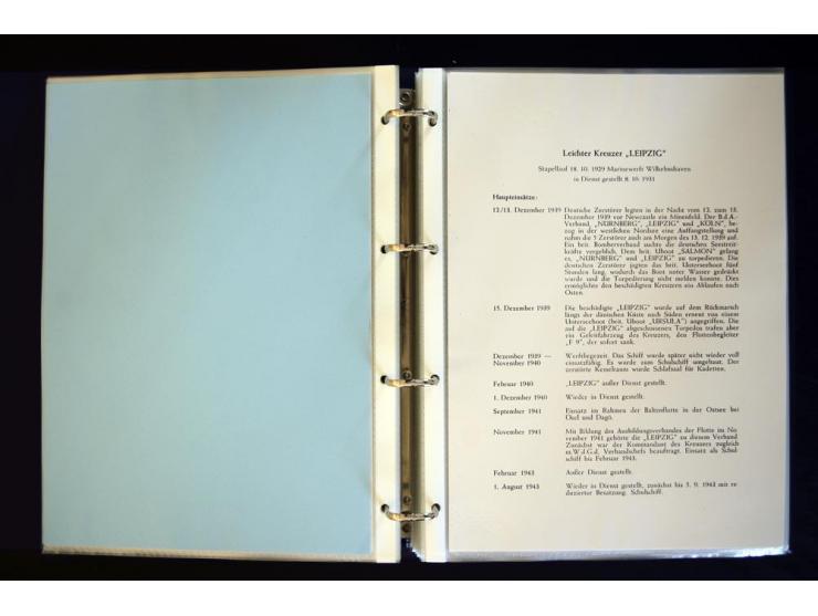 1920/1944, umfangreiche Sammlung "Marine-Schiffspost" mit über 100 Briefen und Karten mit entsprechenden Schiffspost-Stempeln