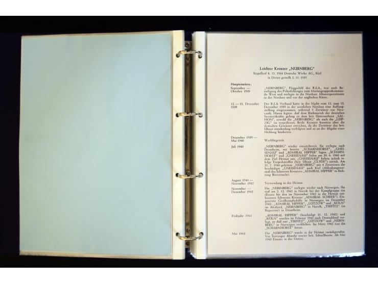 1920/1944, umfangreiche Sammlung "Marine-Schiffspost" mit über 100 Briefen und Karten mit entsprechenden Schiffspost-Stempeln