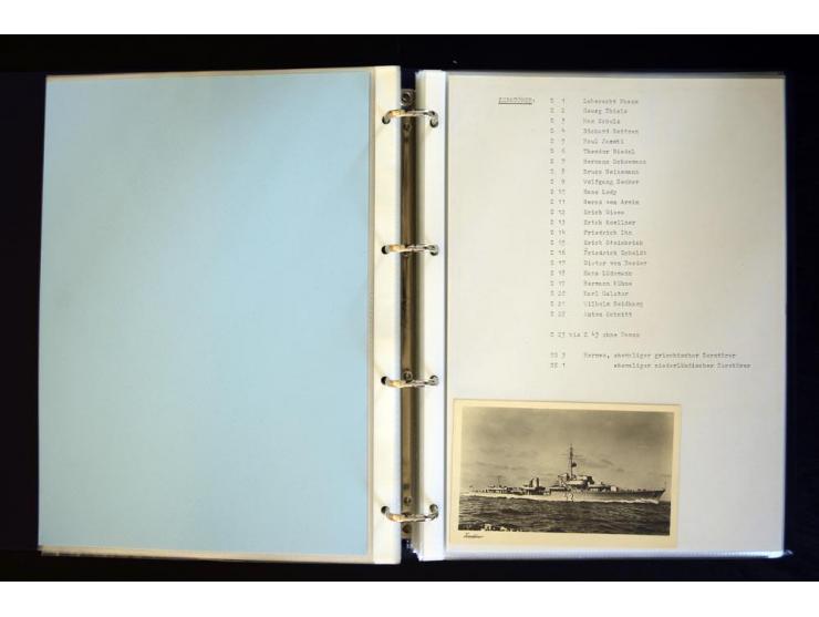 1920/1944, umfangreiche Sammlung "Marine-Schiffspost" mit über 100 Briefen und Karten mit entsprechenden Schiffspost-Stempeln