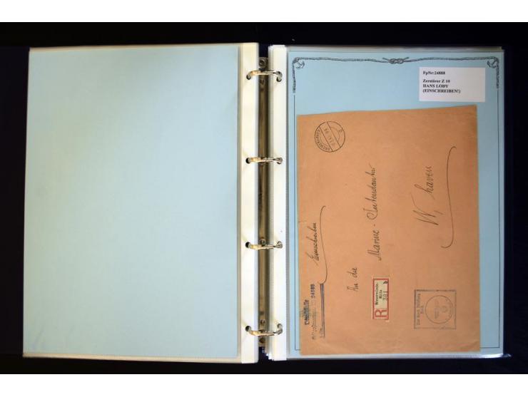 1920/1944, umfangreiche Sammlung "Marine-Schiffspost" mit über 100 Briefen und Karten mit entsprechenden Schiffspost-Stempeln