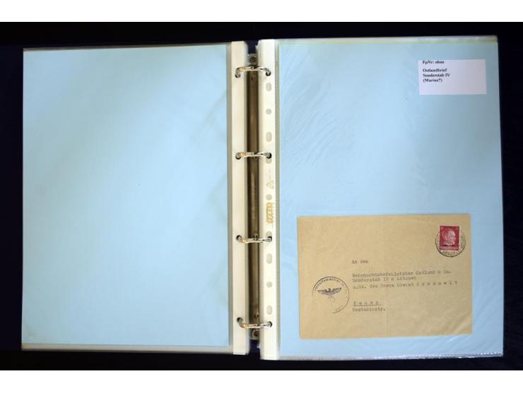 1920/1944, umfangreiche Sammlung "Marine-Schiffspost" mit über 100 Briefen und Karten mit entsprechenden Schiffspost-Stempeln