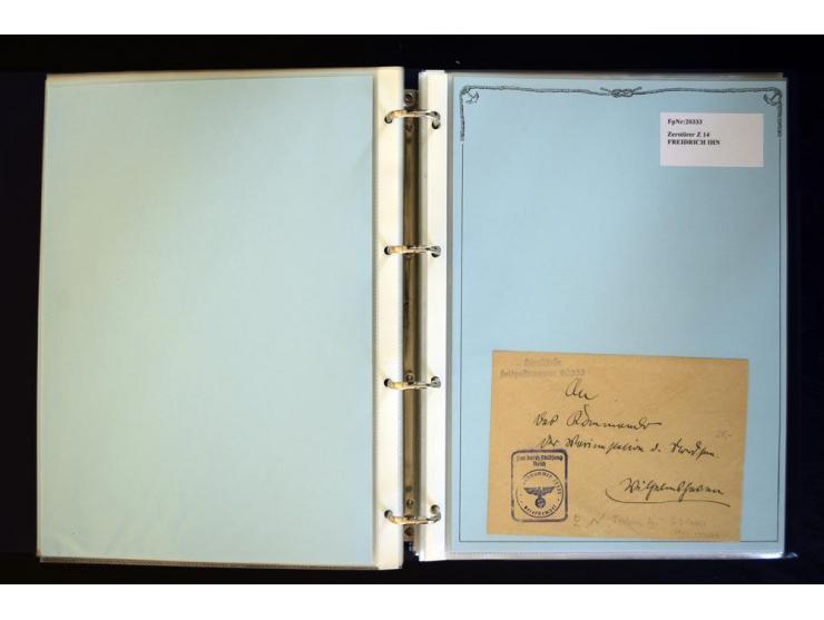 1920/1944, umfangreiche Sammlung "Marine-Schiffspost" mit über 100 Briefen und Karten mit entsprechenden Schiffspost-Stempeln