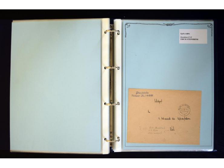 1920/1944, umfangreiche Sammlung "Marine-Schiffspost" mit über 100 Briefen und Karten mit entsprechenden Schiffspost-Stempeln