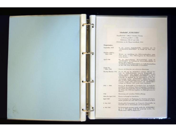 1920/1944, umfangreiche Sammlung "Marine-Schiffspost" mit über 100 Briefen und Karten mit entsprechenden Schiffspost-Stempeln