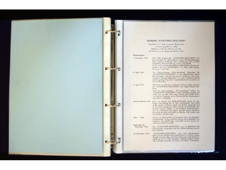 1920/1944, umfangreiche Sammlung "Marine-Schiffspost" mit über 100 Briefen und Karten mit entsprechenden Schiffspost-Stempeln