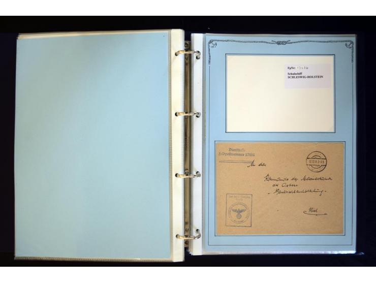 1920/1944, umfangreiche Sammlung "Marine-Schiffspost" mit über 100 Briefen und Karten mit entsprechenden Schiffspost-Stempeln
