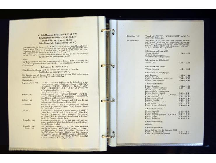 1920/1944, umfangreiche Sammlung "Marine-Schiffspost" mit über 100 Briefen und Karten mit entsprechenden Schiffspost-Stempeln