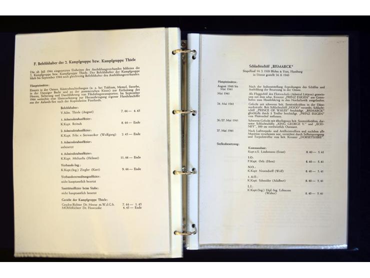 1920/1944, umfangreiche Sammlung "Marine-Schiffspost" mit über 100 Briefen und Karten mit entsprechenden Schiffspost-Stempeln