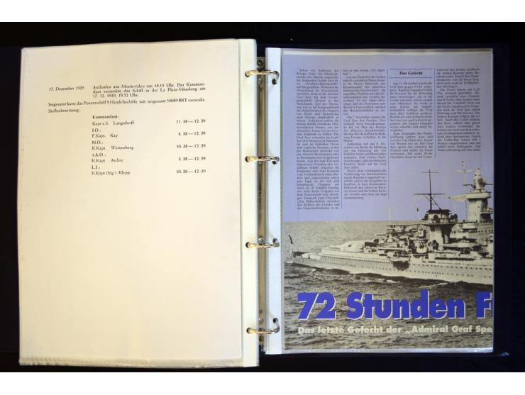1920/1944, umfangreiche Sammlung "Marine-Schiffspost" mit über 100 Briefen und Karten mit entsprechenden Schiffspost-Stempeln