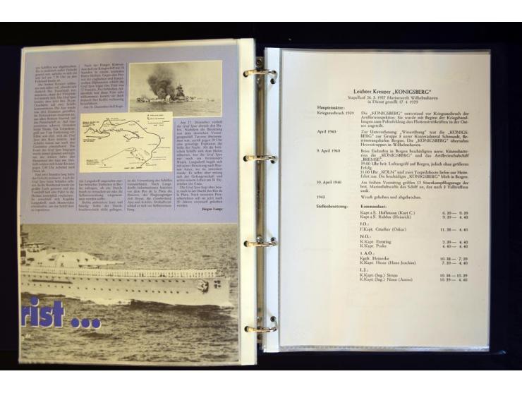 1920/1944, umfangreiche Sammlung "Marine-Schiffspost" mit über 100 Briefen und Karten mit entsprechenden Schiffspost-Stempeln