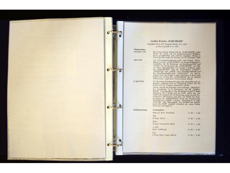 1920/1944, umfangreiche Sammlung "Marine-Schiffspost" mit über 100 Briefen und Karten mit entsprechenden Schiffspost-Stempeln
