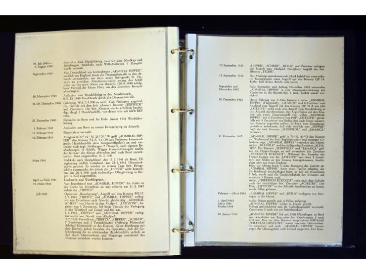 1920/1944, umfangreiche Sammlung "Marine-Schiffspost" mit über 100 Briefen und Karten mit entsprechenden Schiffspost-Stempeln
