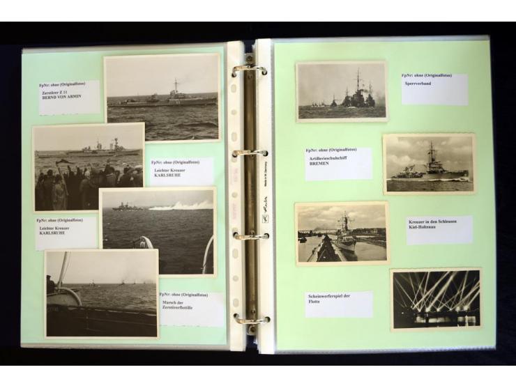 1920/1944, umfangreiche Sammlung "Marine-Schiffspost" mit über 100 Briefen und Karten mit entsprechenden Schiffspost-Stempeln
