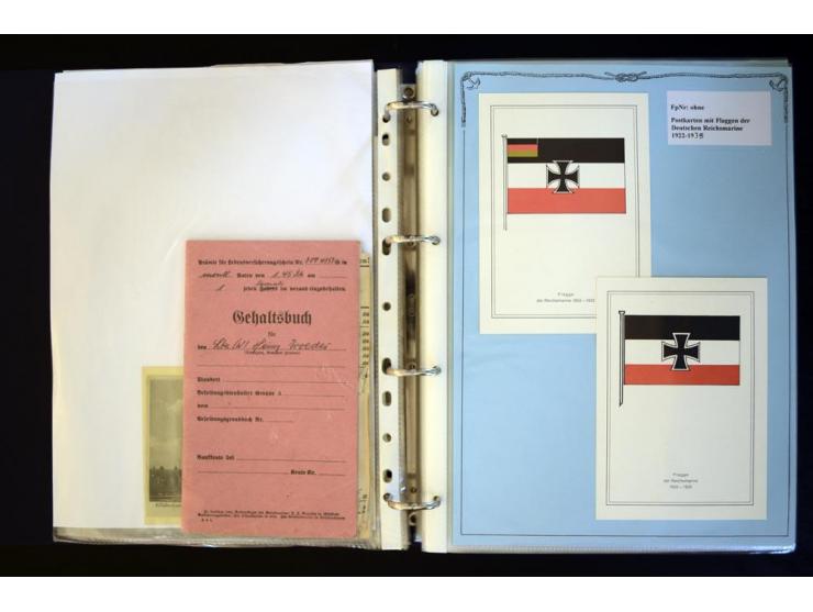 1920/1944, umfangreiche Sammlung "Marine-Schiffspost" mit über 100 Briefen und Karten mit entsprechenden Schiffspost-Stempeln