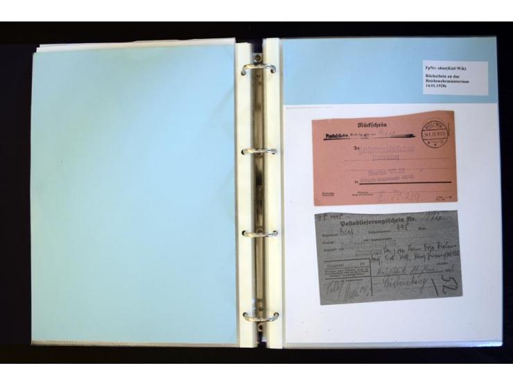 1920/1944, umfangreiche Sammlung "Marine-Schiffspost" mit über 100 Briefen und Karten mit entsprechenden Schiffspost-Stempeln
