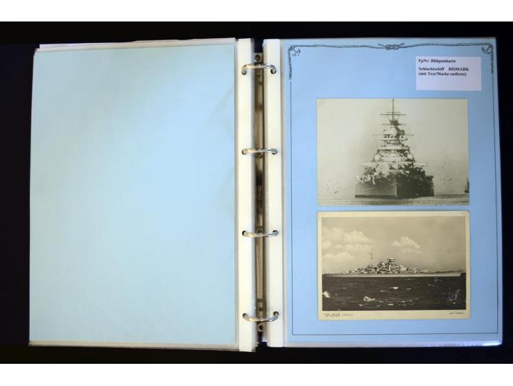 1920/1944, umfangreiche Sammlung "Marine-Schiffspost" mit über 100 Briefen und Karten mit entsprechenden Schiffspost-Stempeln