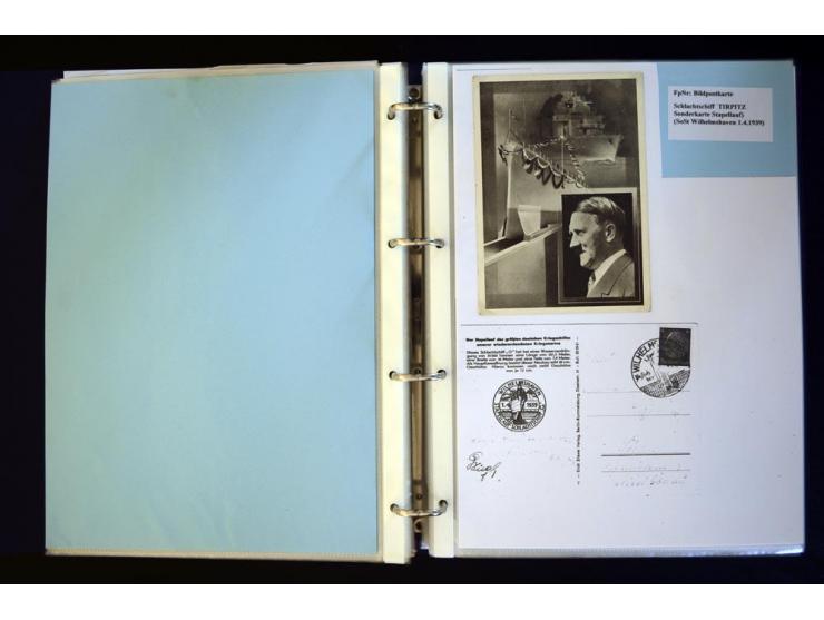 1920/1944, umfangreiche Sammlung "Marine-Schiffspost" mit über 100 Briefen und Karten mit entsprechenden Schiffspost-Stempeln