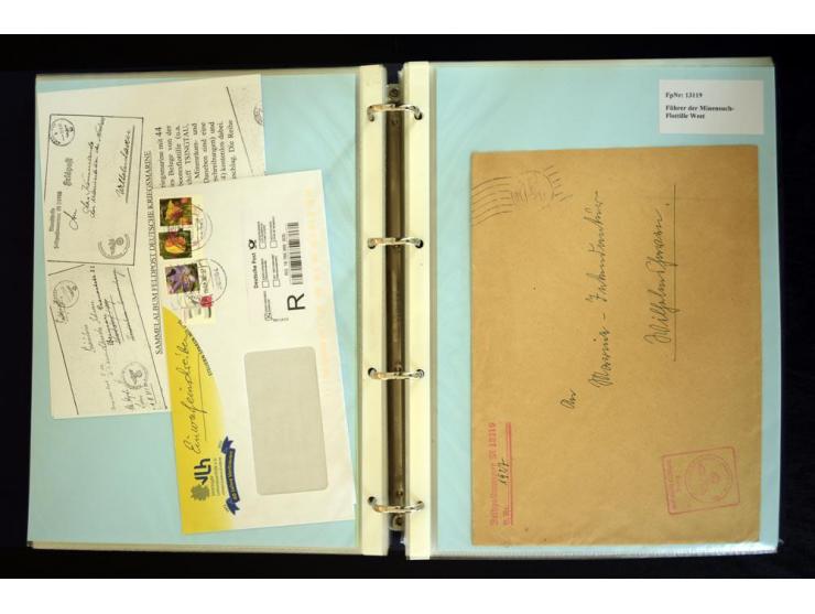 1920/1944, umfangreiche Sammlung "Marine-Schiffspost" mit über 100 Briefen und Karten mit entsprechenden Schiffspost-Stempeln