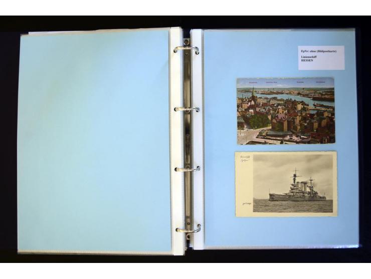 1920/1944, umfangreiche Sammlung "Marine-Schiffspost" mit über 100 Briefen und Karten mit entsprechenden Schiffspost-Stempeln