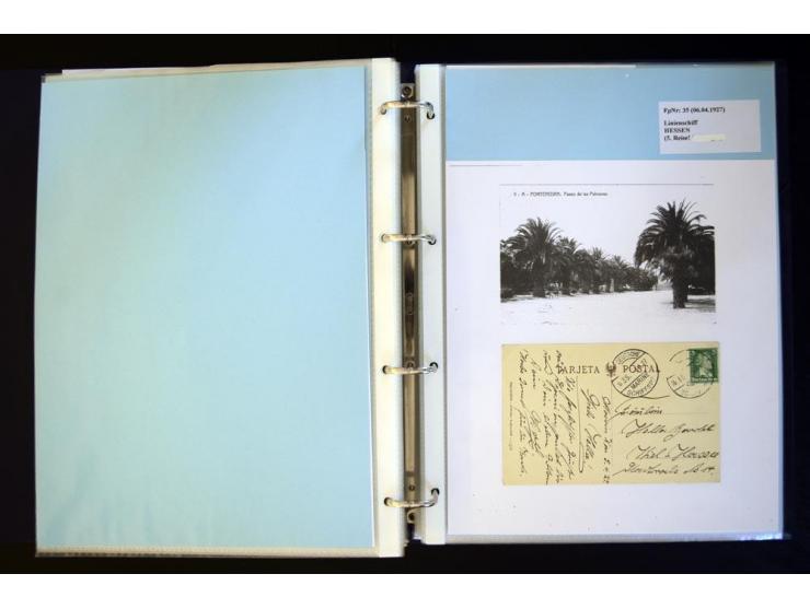 1920/1944, umfangreiche Sammlung "Marine-Schiffspost" mit über 100 Briefen und Karten mit entsprechenden Schiffspost-Stempeln