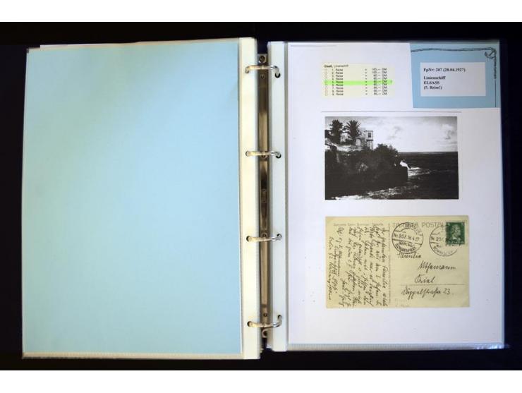 1920/1944, umfangreiche Sammlung "Marine-Schiffspost" mit über 100 Briefen und Karten mit entsprechenden Schiffspost-Stempeln