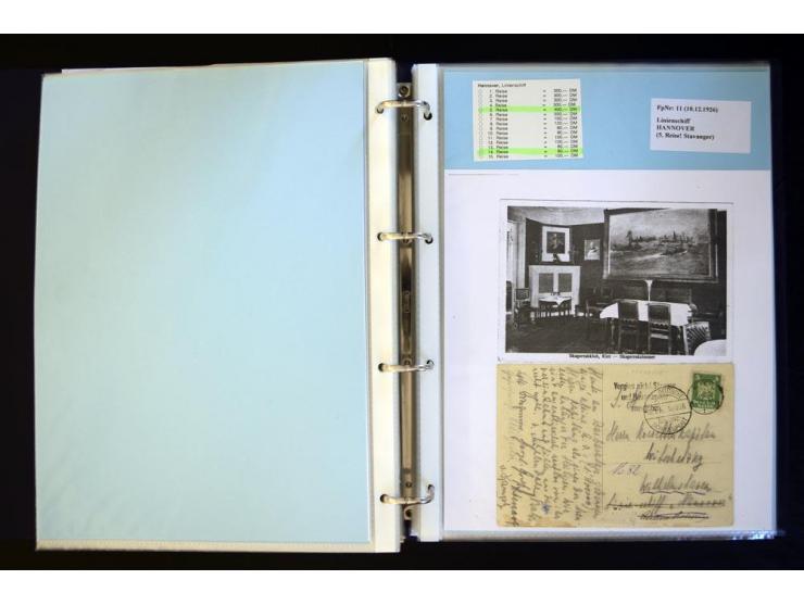 1920/1944, umfangreiche Sammlung "Marine-Schiffspost" mit über 100 Briefen und Karten mit entsprechenden Schiffspost-Stempeln
